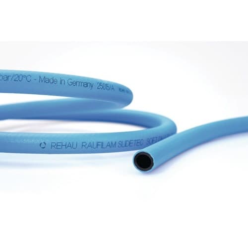 REHAU PVC Industrieschlauch Raufilam Slidetec soft ID 9mm AD 14,6mm L.50m blau Rl.