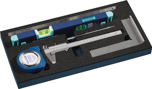TECWERK Werkzeugmodul 6-tlg.1/3-Modul Messwerkzeugsatz TECWERK