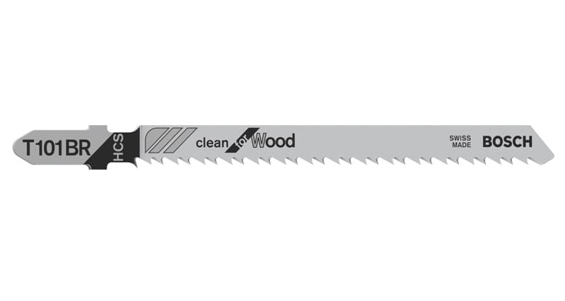 BOSCH Stichsägeblatt T 101 BR Clean for Wood, 5er-Pack