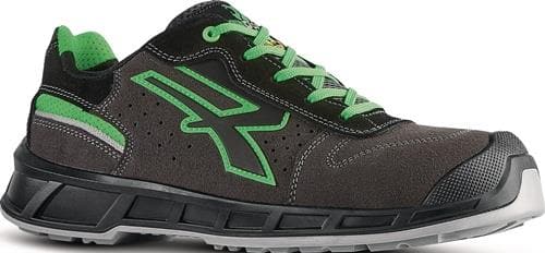 U.POWER Sicherheitshalbschuh Taylor Gr.43 W.11 grau/grün S1PS FO SR ESD