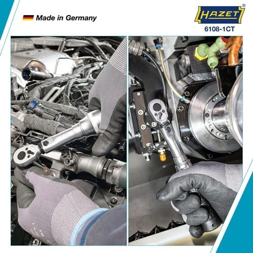 HAZET Drehmomentschlüssel 6108-1CT 1/4 Zoll 2-10 Nm HAZET