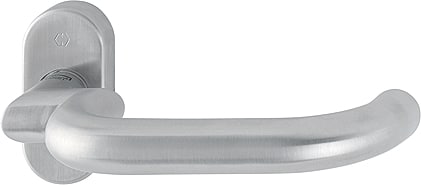 HOPPE® FH Drücker-Halbgarnitur ohne Schlüsselrosette Paris FS-E138GF2/55, Edelstahl, 3741120