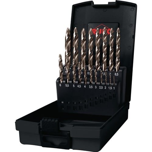 RUKO Spiralbohrersatz DIN 338 ULTIMATECUT FS D.1-10x0,5mm HSS-Co5 Gold