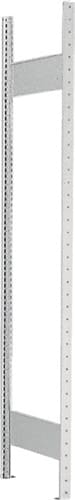 META Steckregal H2000xB1000xT300mm Grundregal 5 Stahlböden Trgf.150kg verz.META