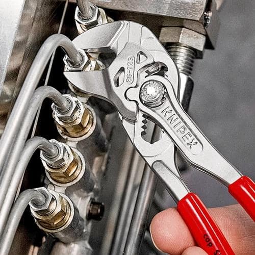 KNIPEX Zangenschlüssel L.125mm Spann-W.23mm verchr.Ku.-Überzug KNIPEX