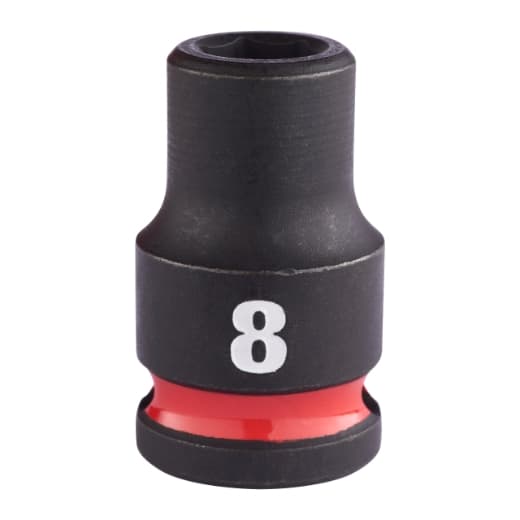 MILWAUKEE 8 x 32 mm SHOCKWAVE Schlagnuss 3/8" kurz