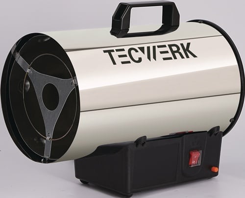 TECWERK Gasheizer 16 kW 500 m³/h 28 W TECWERK