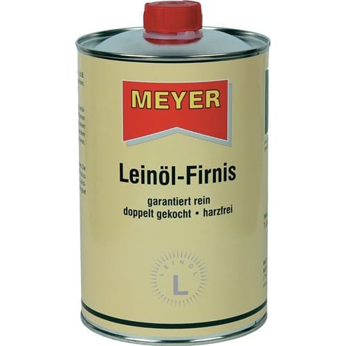 MEYER Leinöl-Firnis honigfarben 1l Dose MEYER