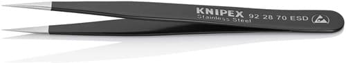 KNIPEX Präzisionspinzette L.110mm ger.fein rostfr.antimagn.elektr.ableitend KNIPEX