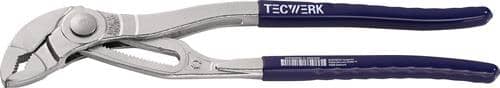 TECWERK Wasserpumpenzange PRESSplus L.180mm Spann-W.36mm pol.Ku.-Überzug TECWERK
