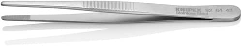 KNIPEX Präzisionspinzette L.120mm ger.Spitzen-B.3mm verchr.KNIPEX