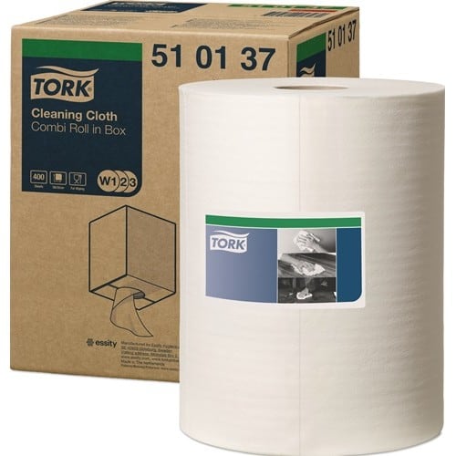 TORK Putztuch TORK 510137 L.ca.152 mxB.ca.315mm weiß 1-lagig Rl.TORK