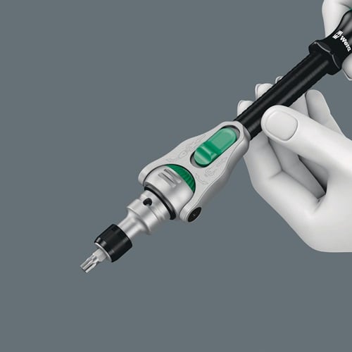 WERA Schwenk- u.U.-Knarre Zyklop Speed 3/8 Zoll Z.72 L.199mm 2K-Griff WERA