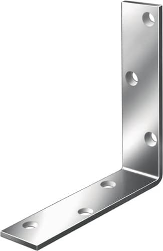 Balkenwinkel stark Stahl Stärke 5 mm blau verzinkt VORMANN
