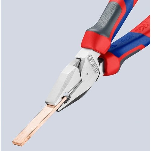 KNIPEX Kraftkombizange L.180mm verchr.Comfort-Griff KNIPEX