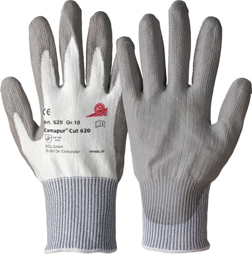 HONEYWELL Schnittschutzhandschuhe Camapur Cut 620+ Gr.10 weiß/grau EN 388 PSA II 10PA