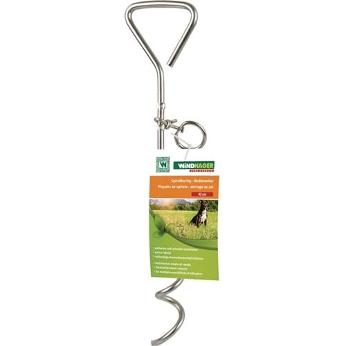 WINDHAGER Spiralhering verzinktes Metall L.41cm WINDHAGER