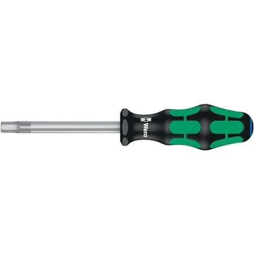 WERA Schraubendreher Gr.6mm Klingen-L.80mm 2K-Griff WERA