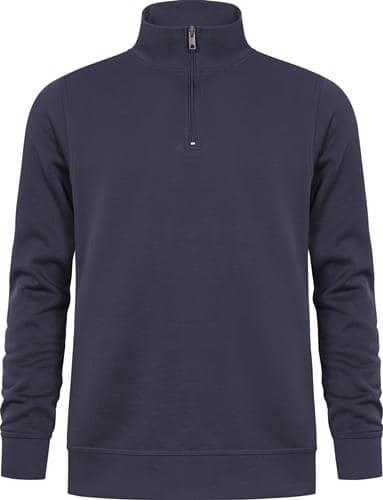 PROMODORO Sweatshirt Troyer Side Pocket Gr.XXL navy PROMODORO