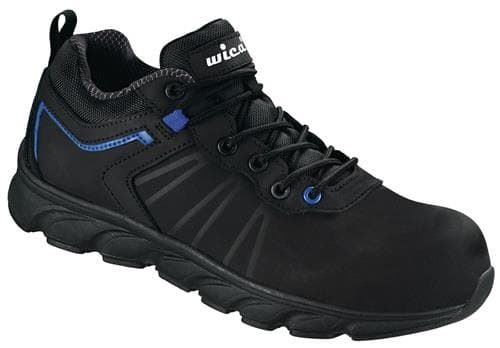 WICA Sicherheitsschuh VEZZO Gr.43W.10,5 schwarz/blau S3 SRC EN20345 Action-Nubuk WICA