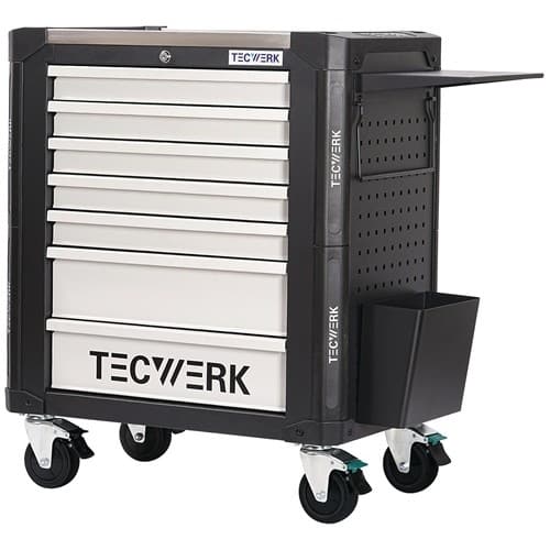 TECWERK Wkz.wagen PROFI 2.0 B845xT515xH1015mm 650kg 7 Schubl.Stahlbl.TECWERK