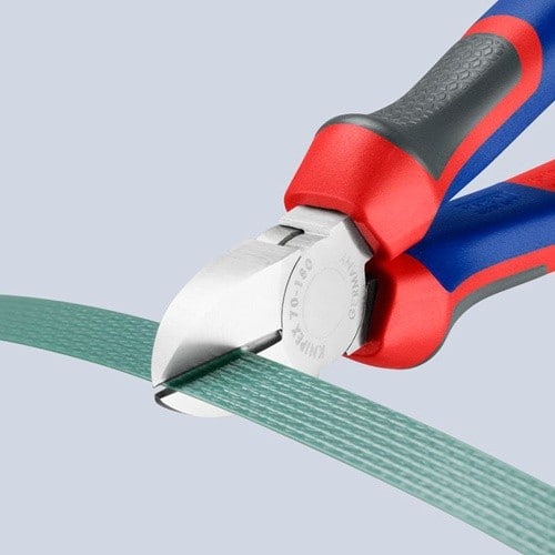 KNIPEX Seitenschneider L.180mm Kopf verchr.Comfort-Griff KNIPEX