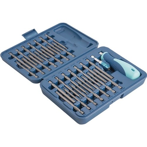 TECWERK Bitsortiment 30-tlg.Schlitz/PH/PZD/TX-BO/6Kt.TECWERK
