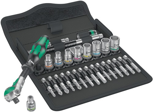 WERA Steckschlüsselsatz 8100 SA 6 28-tlg.1/4 Zoll SW 5-13mm Z.72 6KT WERA