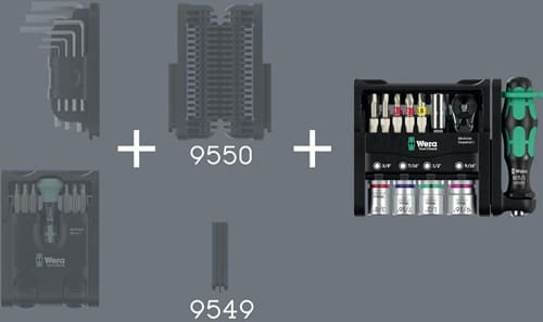 WERA Bitsortiment Tool-Check Modular Imperial 1 21-tlg.WERA