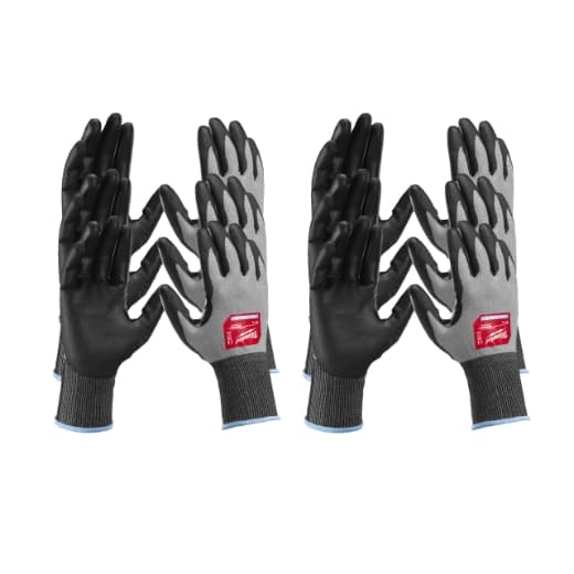 MILWAUKEE Größe 9 (L) 12er Pack HI-DEX Schnittschutzhandschuhe Klasse B