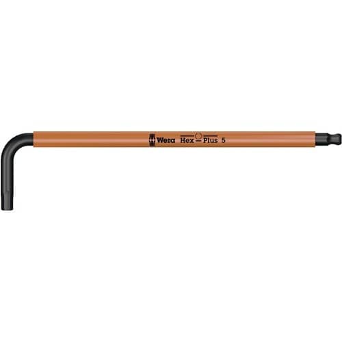 WERA Winkelschlüssel 950 SPKL HF Innen-6-kant SW5mm L.154mm Abgewinkelte-L.27mm Wera