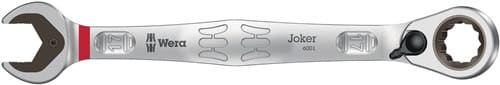 WERA Maulringratschenschlüssel Joker SW 17mm L.225mm umschaltbar,Rings.15Grad WERA