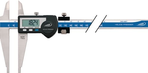 HELIOS PREISSER Werkstattmessschieber DIN862 DIGI MET® 500mm dig. m. Spitzen u. FE H.PREISSER
