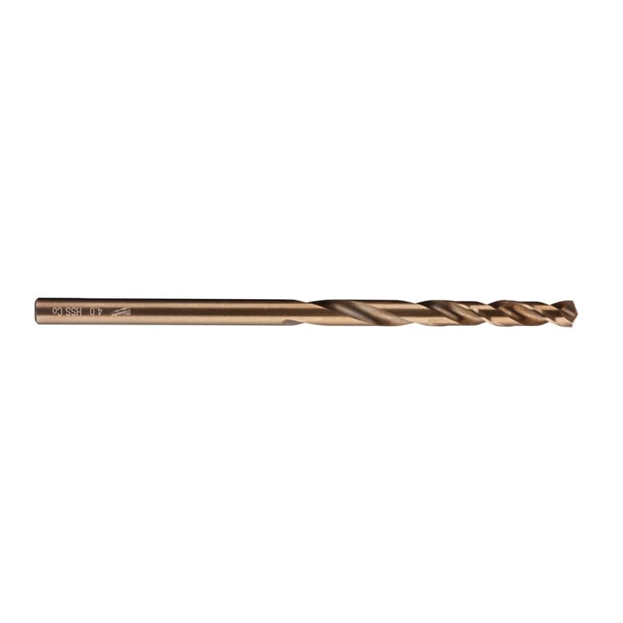 MILWAUKEE 4,0 x 75 mm, HSS-G Co HSS-G RED COBALT Metallbohrer DIN 338