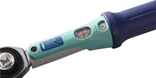 TECWERK Drehmomentschlüssel 1/4 Zoll 5-25 Nm Skalenteilung 0,1 Nm TECWERK