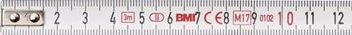 TECWERK Taschenrollbandmaß L.3m B.13mm mm/cm EG II Ku.Sichtfenster TECWERK