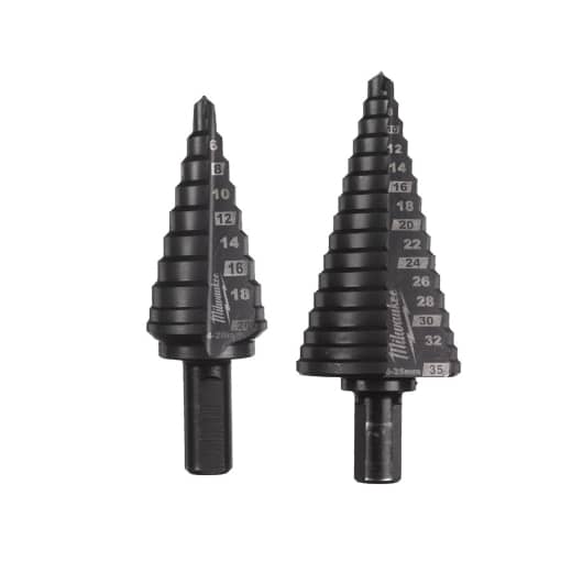 MILWAUKEE 2-teiliges Set Cobalt Stufenbohrer Set