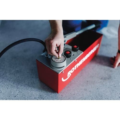 ROTHENBERGER Prüfpumpe RP 50 0-60bar R 1/2 Zoll Saugvolumen p.Hub ca.45 ml Stahl