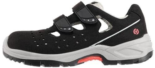 BAAK Sicherheitssandale Hardy Gr.39 N schwarz/grau Mikrofaser S1P SRC ESD EN20345