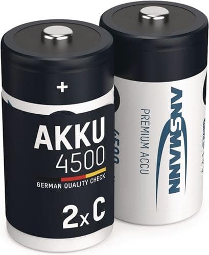 ANSMANN Akkuzelle maxE 1,2 V 4500 mAh R14-C-Baby HR14 2 2St./Blister ANSMANN