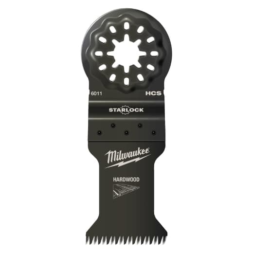 MILWAUKEE 35 x 42 mm mit Japanverzahnung Multitool Starlock Tauchsägeblatt für Schnitte in Holz
