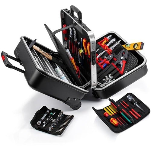 KNIPEX Werkzeugsortiment Big Twin Move Elektro 63-tlg.im Hartschalenkoffer