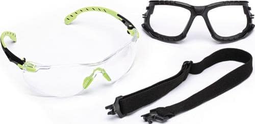 3M Schutzbrille Solus™ 1000-Set EN 166,EN 170 Bügel grün,Scheibe klar PC 3M