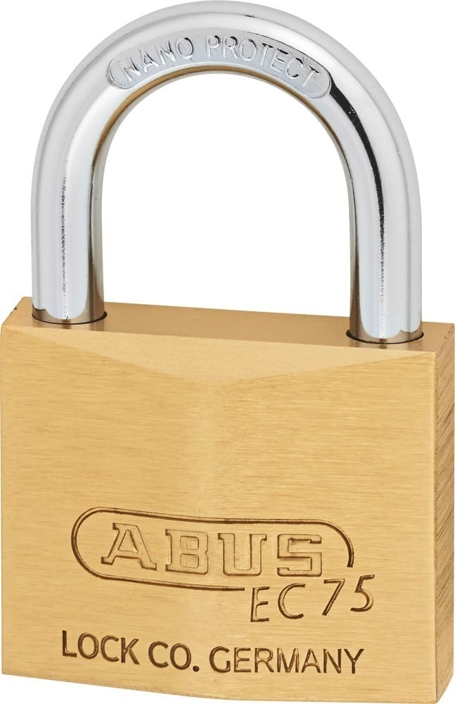 ABUS Zylindervorhangschloss 75 HB, Messing massiv