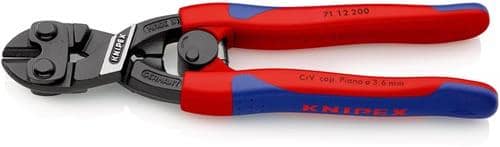 KNIPEX Kompaktbolzenschneider CoBolt L.200mm Mehrkomp.-Hülle ger.Form 1 o.Aussparung
