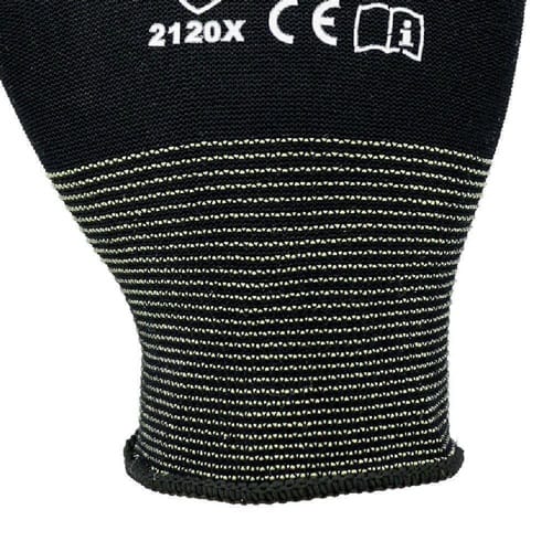 ASATEX Handschuhe Gr.8 schwarz PA m.Soft-Polyurethan ASATEX