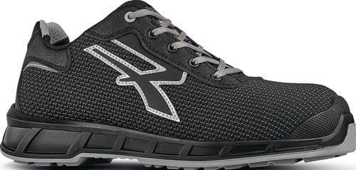 U.POWER Sicherheitshalbschuh Jackson Gr.41 W.11 schwarz/grau S3S CI FO SR ESD