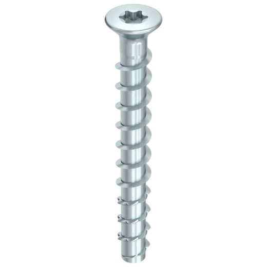 HECO MULTI-MONTI-plus KS 5,0 x 40, Kabelschellenschraube, T-Drive, verzinkt blau, A2K