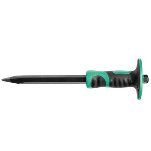 Nordwest Spitzmeißel L.300mm Stahlstärke 18mm m.Handschutz