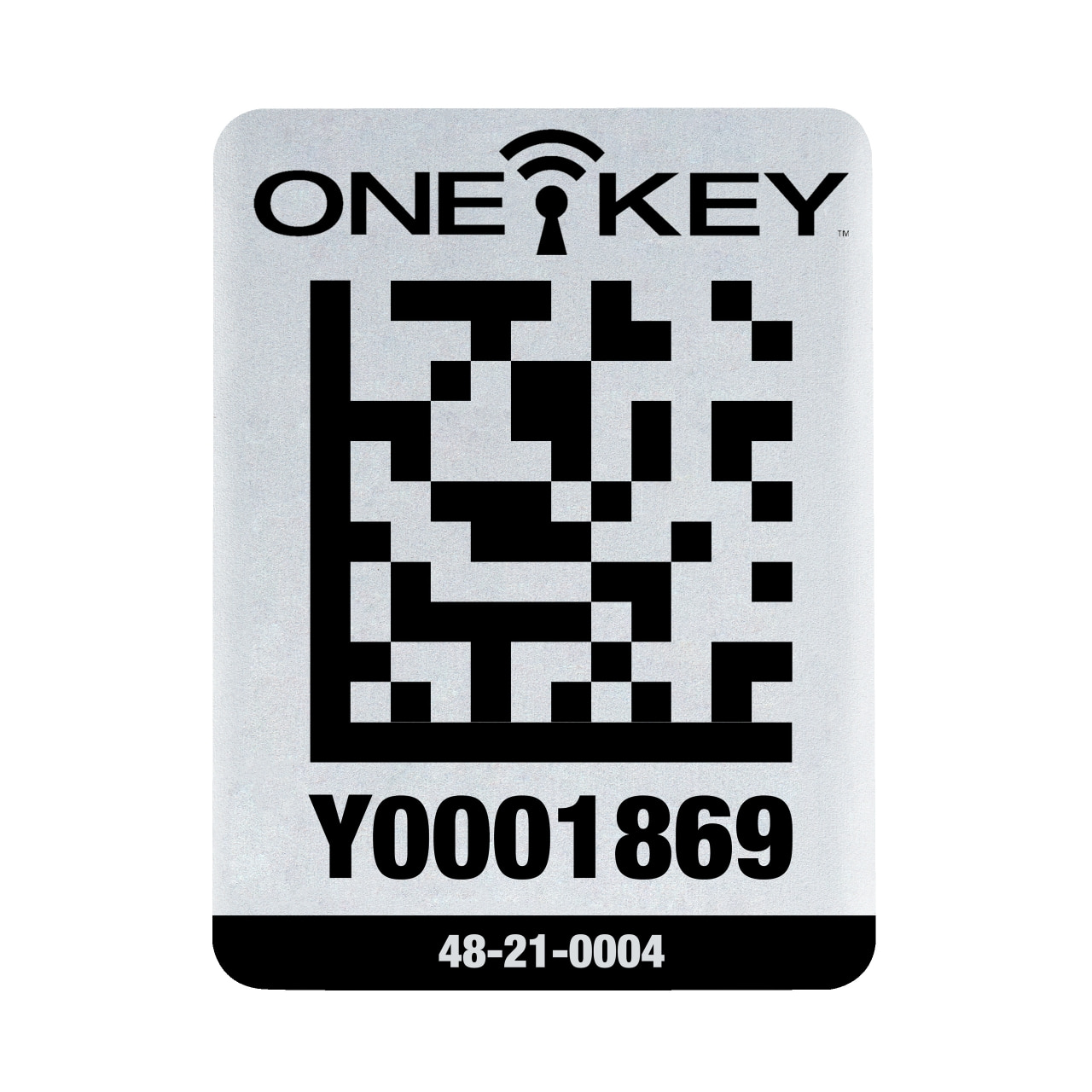 AIDTLM QR-Code Sticker Metall 25 Stück groß AIDTLM